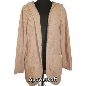 Hooded Chenille Cardigan